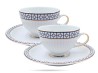 Filiżanki ze spodkami 200 ml 2 szt Patra prezent PORCELANA BOGUCICE