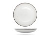 Talerz deserowy 22 cm Rustic Snow biały Alumina PORCELANA BOGUCICE