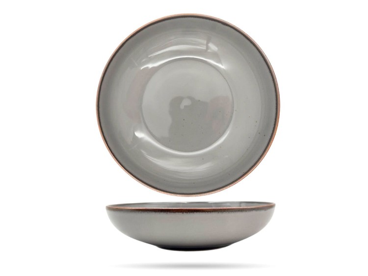 Talerz głęboki coup 20 cm Rustic Gray szary Alumina PORCELANA BOGUCICE