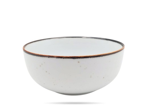 Salaterka 16 cm Rustic Snow biała Alumina PORCELANA BOGUCICE
