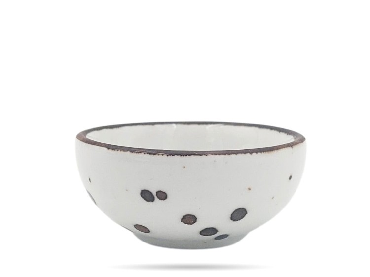 Dipówka kokilka 6,7 cm miseczka Cottage White Alumina PORCELANA BOGUCICE