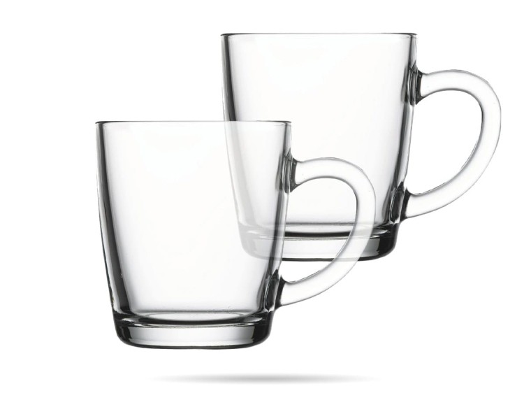 Kubki Basic 340 ml 2 szt szklanki z uchem Basic PASABAHCE