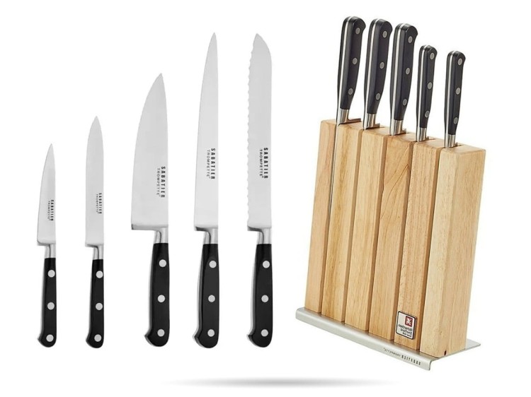 Zestaw 5 noży kuchennych w bloku Sabatier Trompette RICHARDSON SHEFFIELD