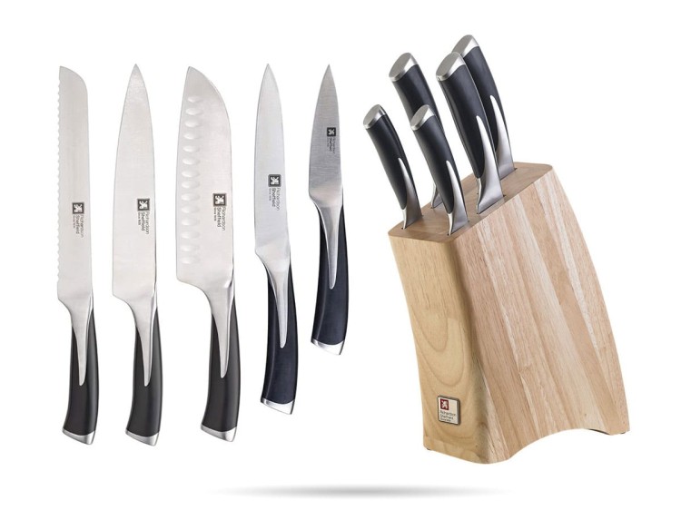 Zestaw noży kuchennych w bloku 5 noży Kyu RICHARDSON SHEFFIELD