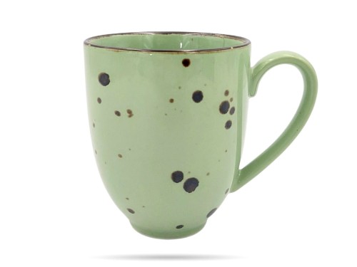 Kubek porcelana 400 ml zielony Cottage Green Alumina PORCELANA BOGUCICE