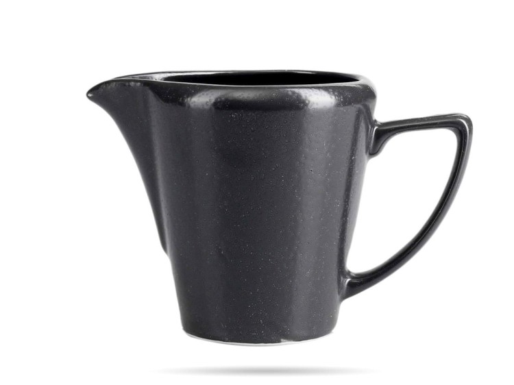 Dzbanuszek na mleko Coal Seasons 150 ml mlecznik czarny porcelana PORLAND