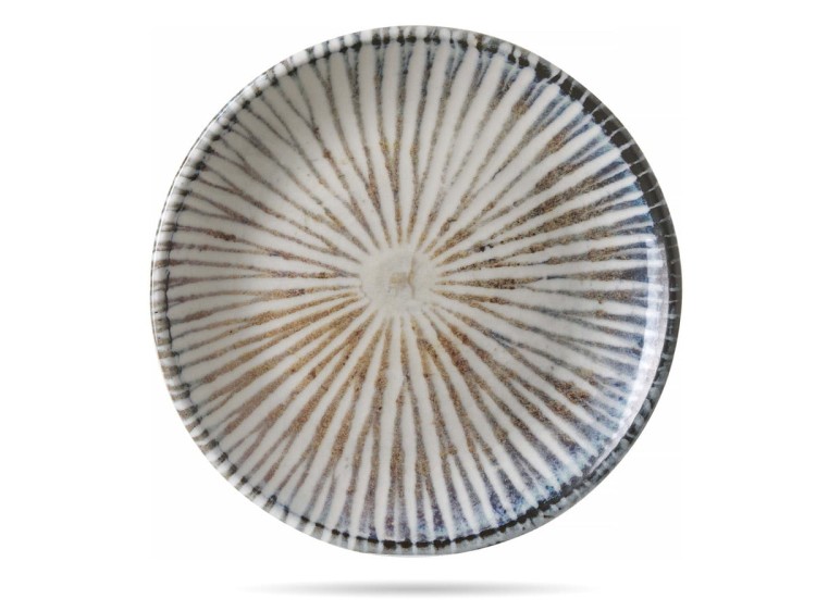 Talerz deserowy 21 cm Ammonite talerz płytki porcelana FINE DINE