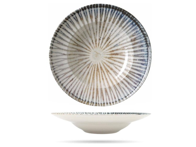Talerz do pasty risotto 30 cm Ammonite talerz głęboki porcelana FINE DINE