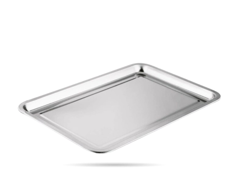 Taca do serwowania 45 x 35 cm stal nierdzewna TADAR