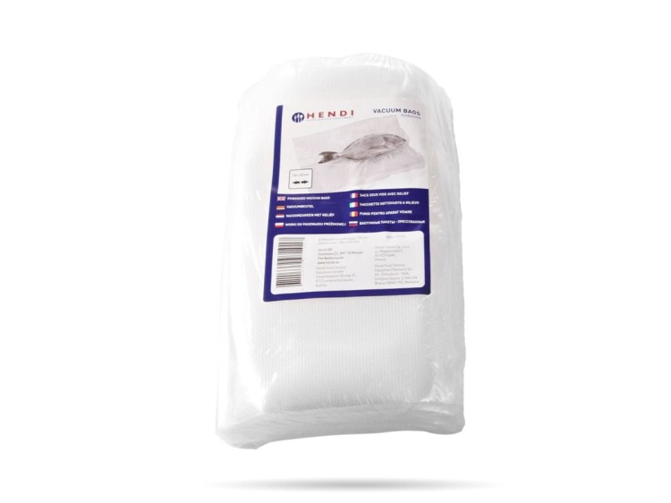 Worki moletowane do gotowania sous vide, do pakowarek 15 x 40 cm 100 szt HENDI