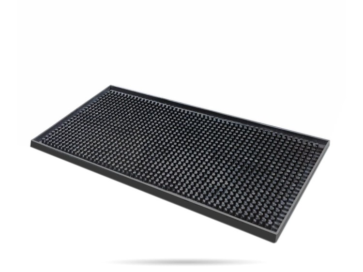 Mata barmańska 30 x 15 cm antypoślizgowa czarna BAREQ