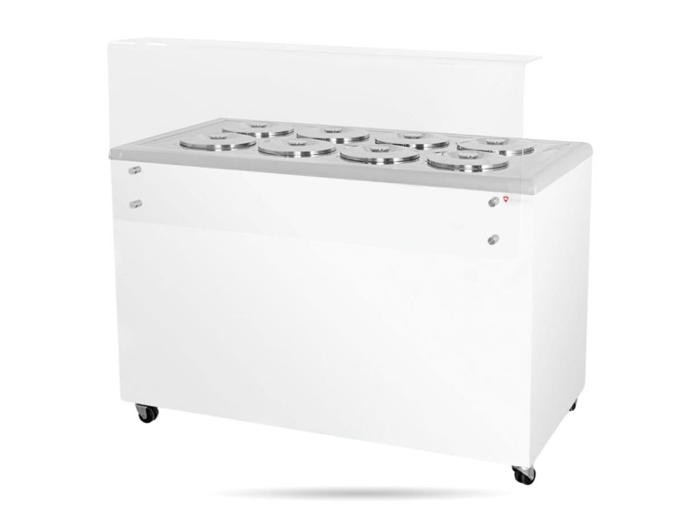 Dystrybutor witryna do lodów Gelato Pozzetti 8 tub RESTO QUALITY