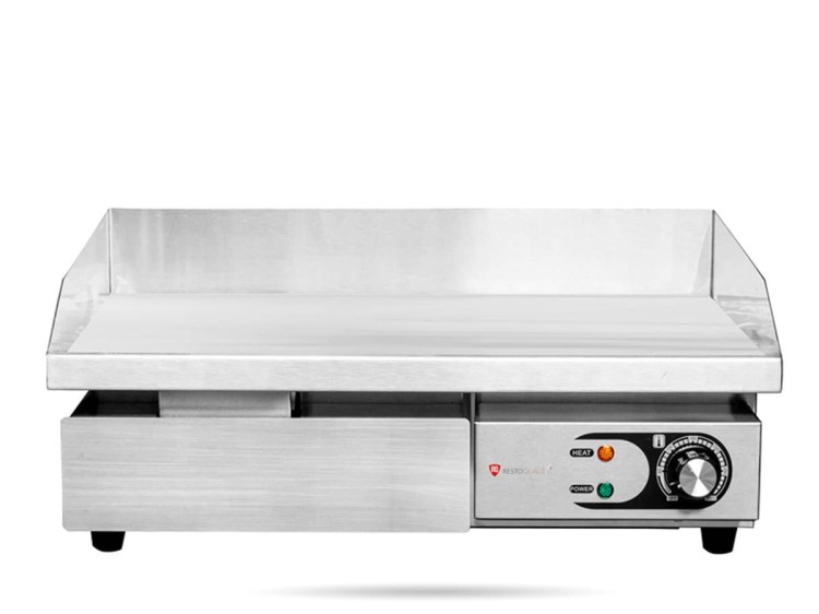 Elektryczna płyta grillowa gładka nastawna 3 KW RESTO QUALITY