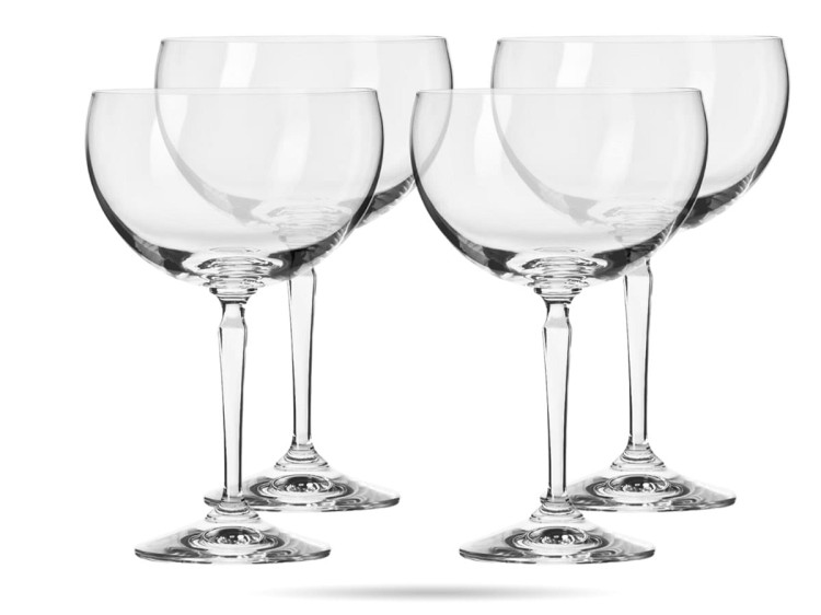 Kieliszki do wody koktajli 470 ml zestaw 4 szt goblet Roma KROSNO