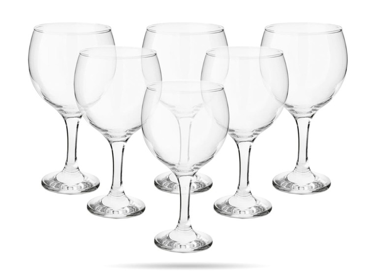 Duże kieliszki do wina 645 ml zestaw 6 szt Misket LAV