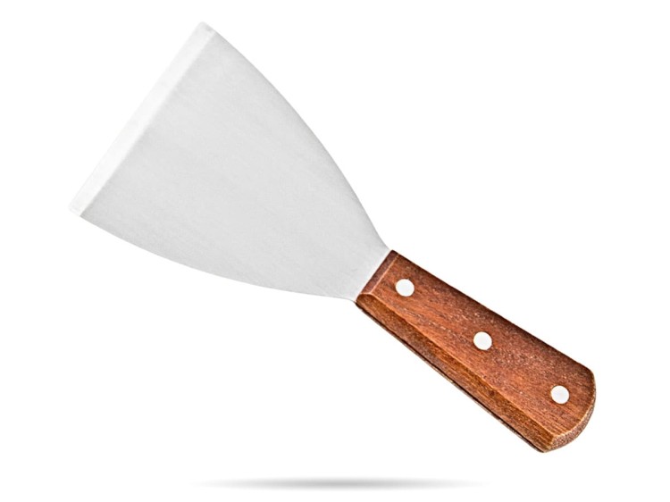 Szpachelka z drewnianą rączką 11 cm stal 18/10 TOMGAST
