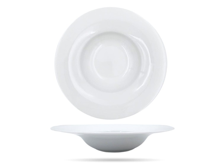 Talerz do pasty risotto 27 cm talerz głęboki biały PORCELANA BOGUCICE