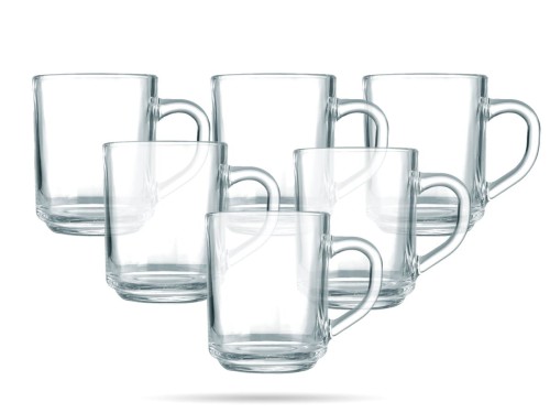 Kubki szklane hartowane 250 ml zestaw 6 szt LUMINARC