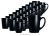 Czarny kubek szklany 320 ml zestaw 24 szt New Morning LUMINARC