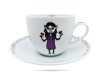 Filiżanka ze spodkiem 320 ml Strziga kolekcja śląska PORCELANA BOGUCICE