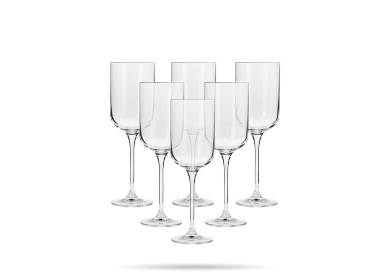 6 kieliszków wino czerwone  350ml GLAMOUR KROSNO