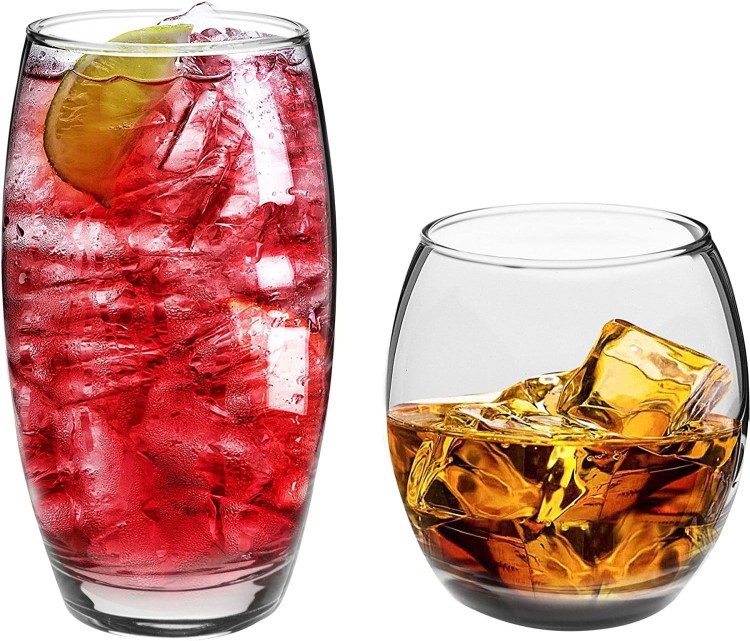 6 szklanek niskich 405 ml EMPIRE LAV