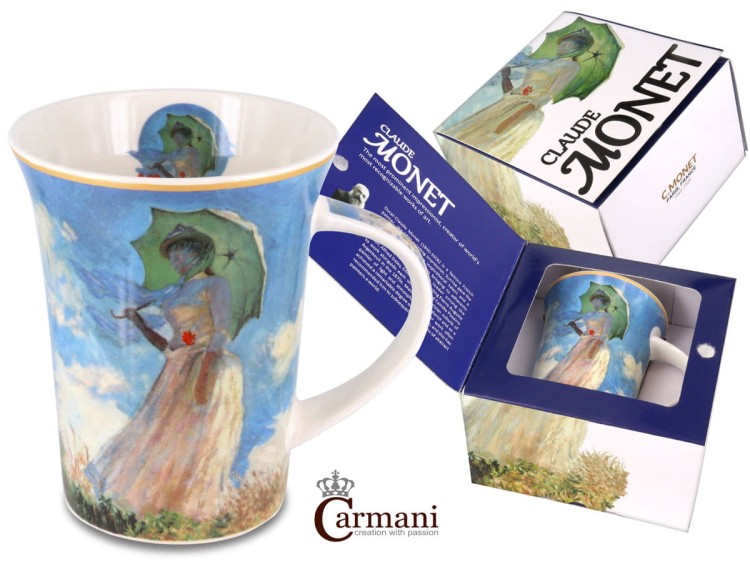 Kubek porcelana 280 ml Kobieta MONET CARMANI