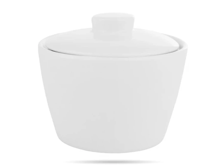 Cukiernica z pokrywką Fala Kubiko 200 ml porcelana AMBITION