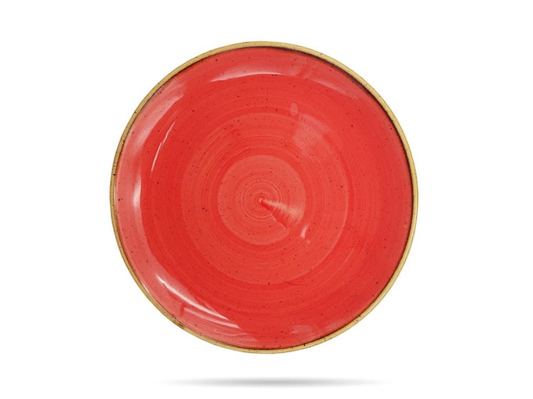Talerz obiadowy 28,8 cm czerwony Berry Red Stonecast porcelana CHURCHILL