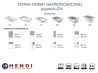 Pojemnik GN 1/2 wys. 200 mm stal Budget Line HENDI