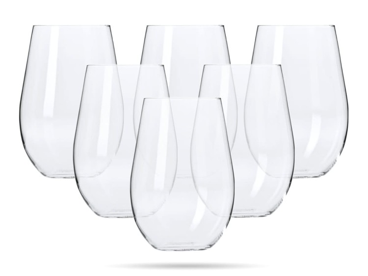 Szklanki do wina czerwonego 670 ml zestaw 6 szt Harmony KROSNO