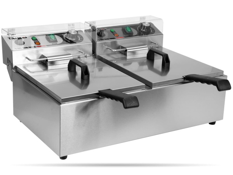 Frytkownica podwójna gastronomiczna 2 x 10 l YATO