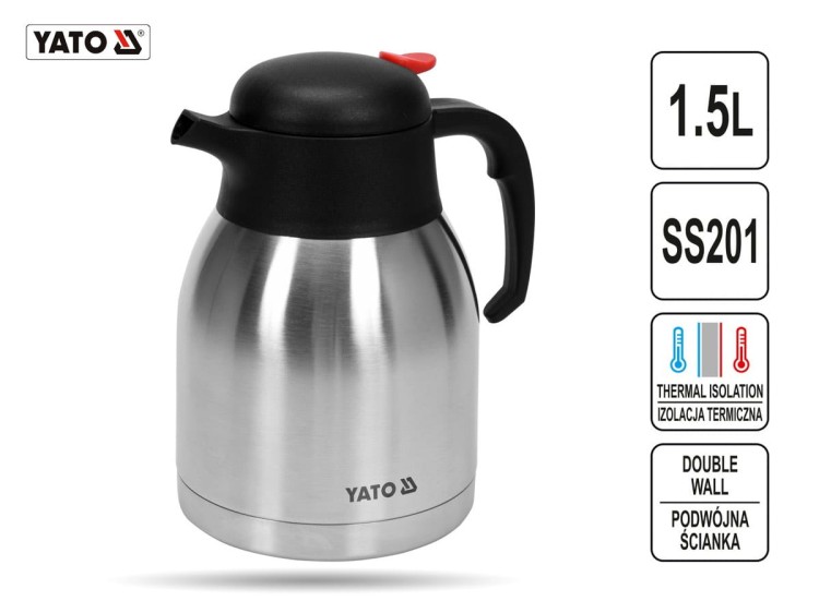 Termos konferencyjny z przyciskiem 1,5 L YATO
