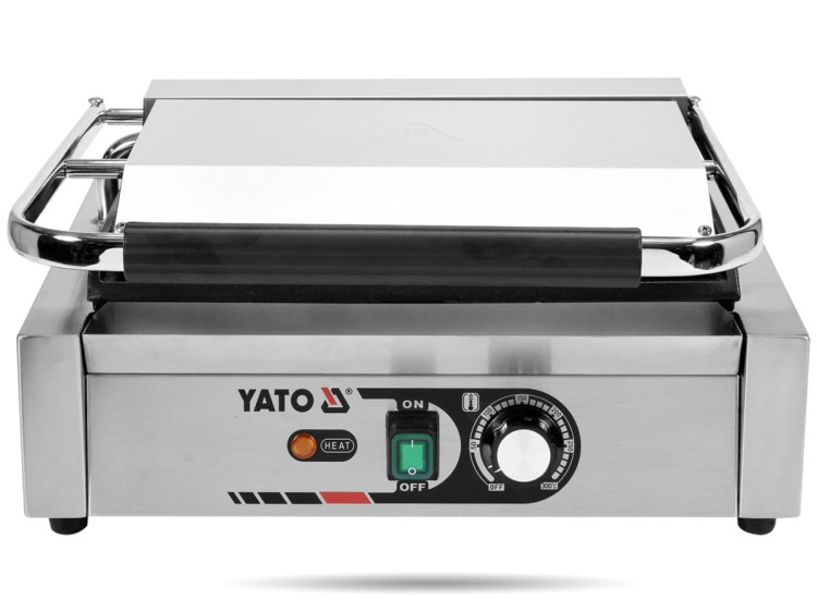 Grill kontaktowy Panini 1/2 płaski 44 cm YATO