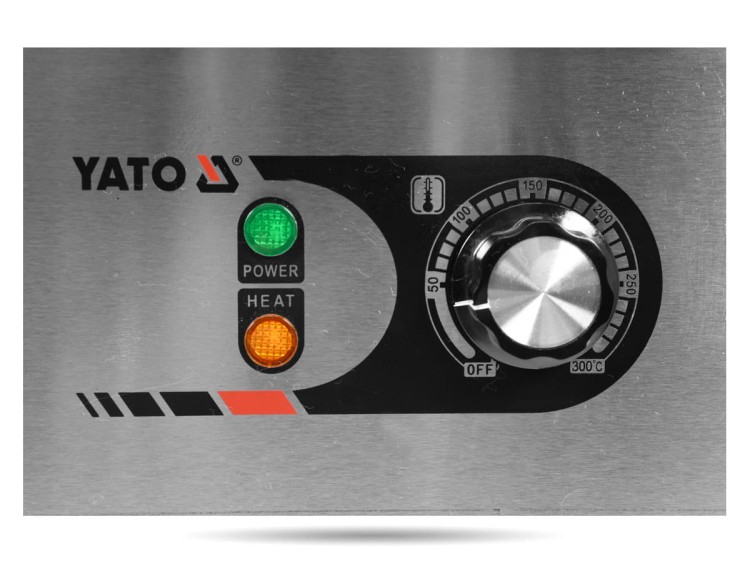 Płyta grillowa ryflowana 55 cm 3 kW YATO
