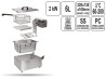 Frytownica 1-komorowa 6 L i 2 kW YATO