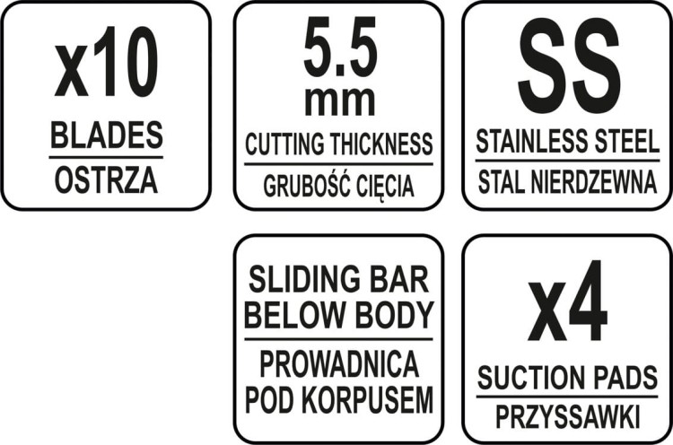 Krajalnica do pomidorów 5,5mm YATO