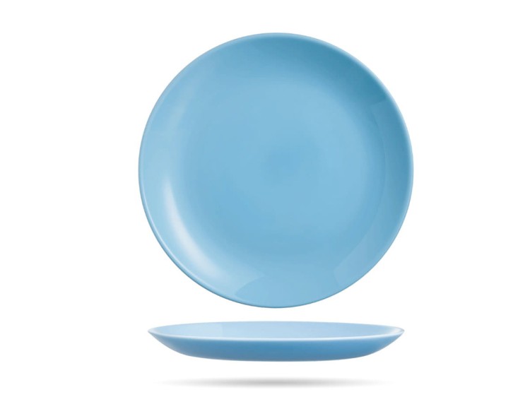 Serwis obiadowy dla 6 os 18 el niebieski Blue Diwali LUMINARC