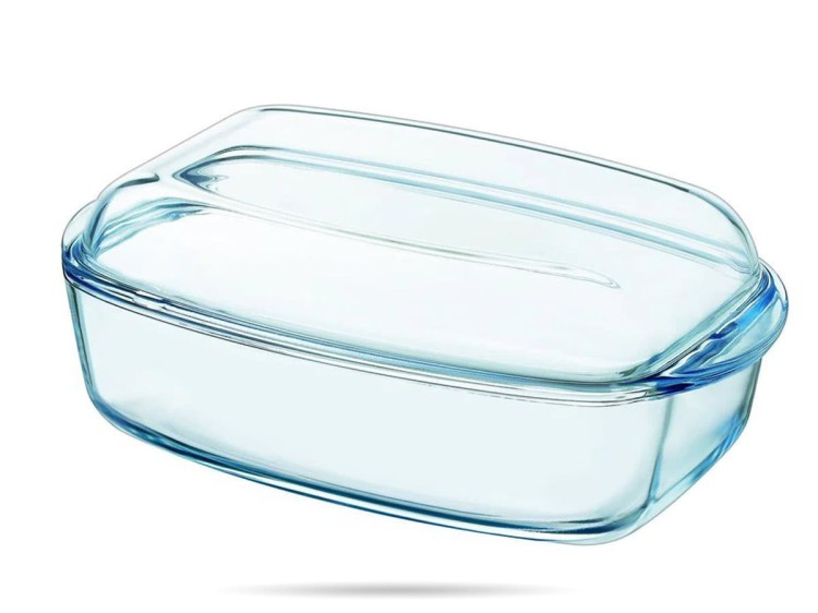 Szklane naczynie żaroodporne z pokrywą 36 x 22 cm 6,7 L PYREX