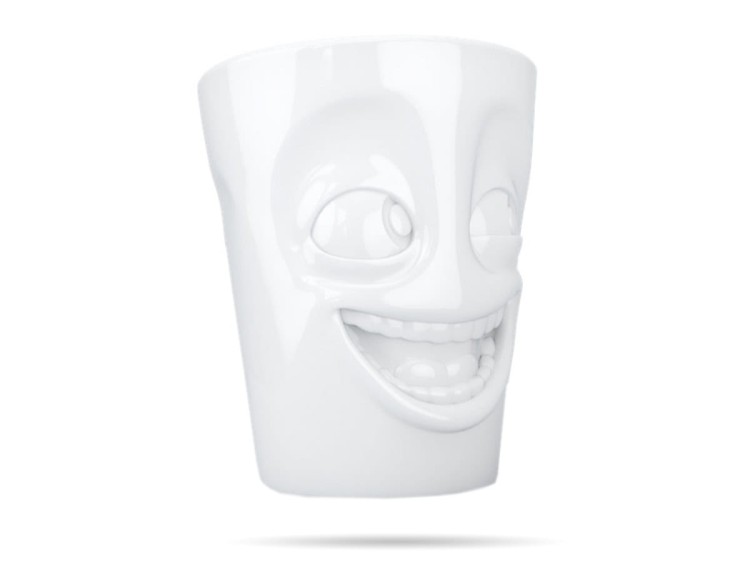 Wesoły kubek 350 ml Joking porcelana prezent Tassen 58PRODUCTS