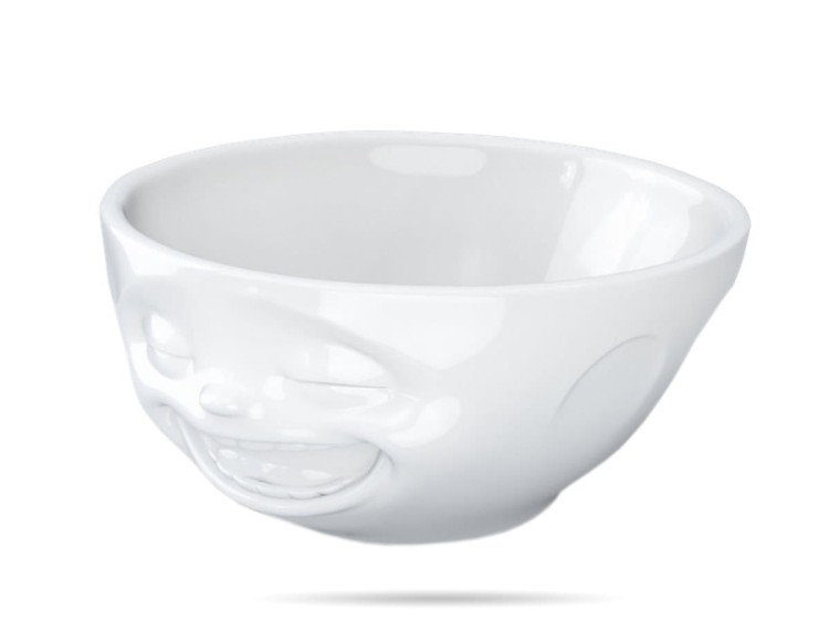 Uśmiechnięta salaterka 350 ml LAUGHING! porcelana prezent Tassen 58PRODUCTS