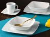 Bulionówka ze spodkiem 400 ml biała porcelana Victoria LUBIANA