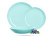 Serwis obiadowy dla 6 osób 18 elementów turkusowy Diwali LUMINARC