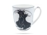 Kubki koty 400 ml 2 szt pełnia Crazy Cat porcelana na prezent CARMANI