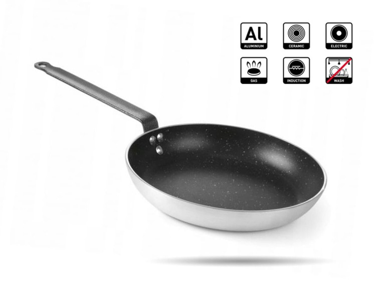 Aluminiowa patelnia 36 cm MARBLE HENDI