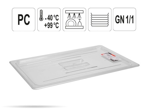 Pokrywka PC do pojemnika GN 1/1 YATO