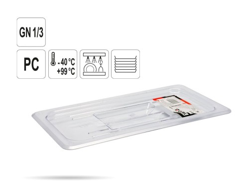 Pokrywka PC do pojemnika GN 1/3 YATO