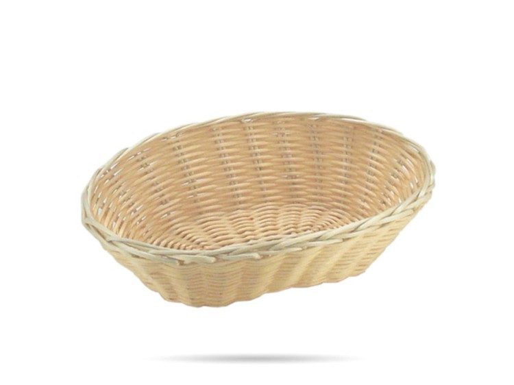 Koszyk z polirattanu owalny 22x14x5,5(H) cm HENDI