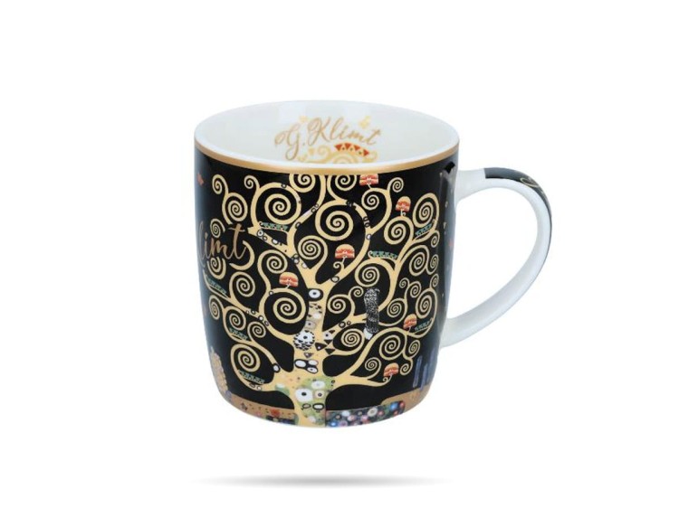 Kubek porcelanowy 420 ml w puszce G.Klimt CARMANI