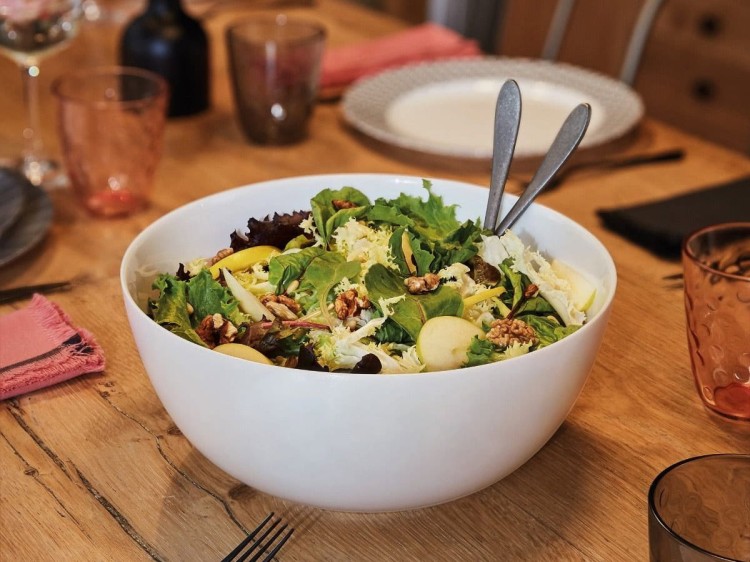 Salaterka Diwali 21 cm 2,1 L biała LUMINARC